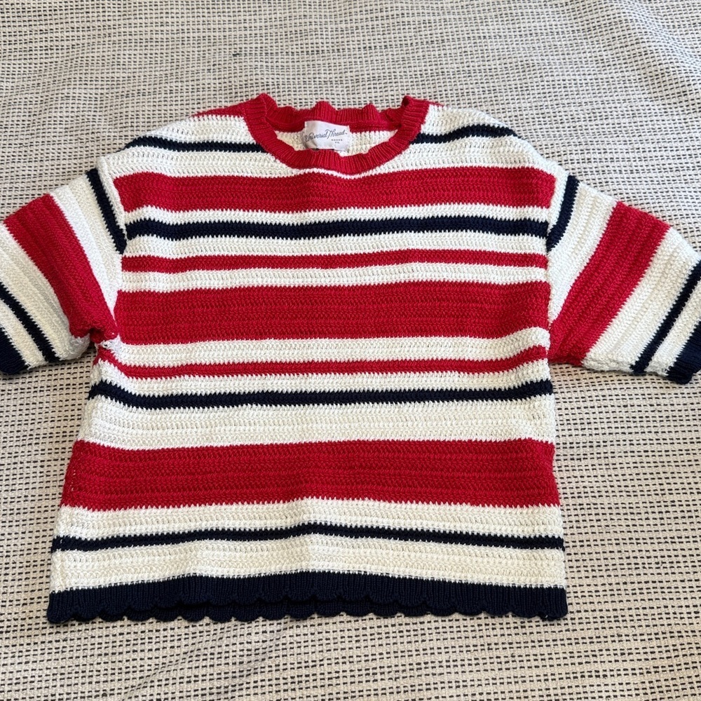 Universal Thread cropped crochet sweater top